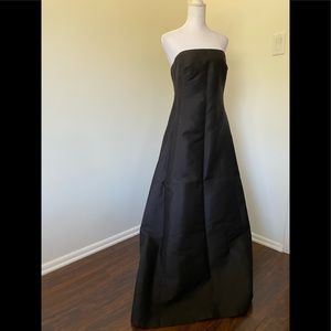 Lauren Ralph Lauren Strapless Silk Dress